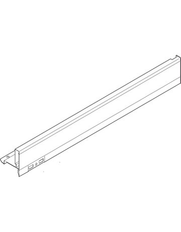 Bild LEGRABOX Zarge, Höhe N (66.5 mm), NL=450 mm, links/rechts, für LEGRABOX pure, inox-gebür.-lackiert - Blum-1