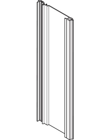 Bild SERVO-DRIVE Trägerprofil vertikal, Länge=1170 mm, LKH=1180-1189 mm, Aluminium, zum Ablängen, roh - Blum-1