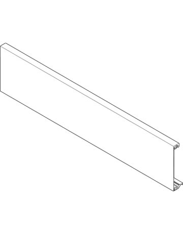 Bild TANDEMBOX Vorderstück, für Innenschubkasten und Innenauszug mit Querreling, LW=1168 mm, zum Ablängen, für TANDEMBOX intivo/antaro, seidenweiss - Blum-1