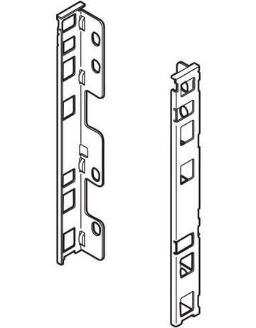Bild LEGRABOX Holzrückwandhalter, Höhe C (193 mm), links/rechts, oriongrau matt - Blum-1