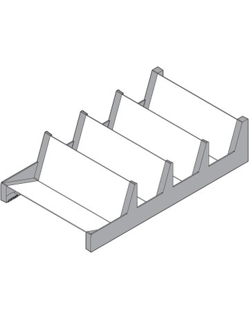 Bild AMBIA-LINE Gewürzhalter, für LEGRABOX/MERIVOBOX, inox-gebür.-lackiert - Blum-1