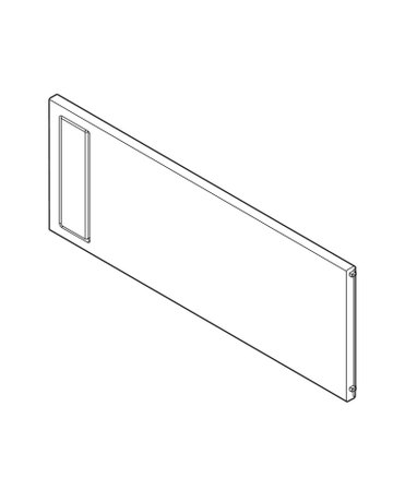 Bild AMBIA-LINE Querteiler, für LEGRABOX/MERIVOBOX Frontauszug (ZC7F300RSU), Kunststoff, carbonschwarz matt - Blum-1