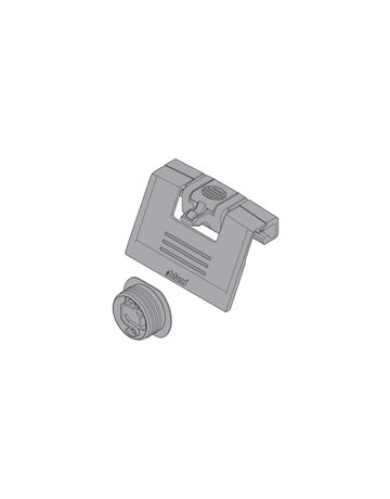 Bild Griff für Innenschubkasten, für TANDEMBOX intivo/antaro, seidenweiss/staubgr. - Blum-1