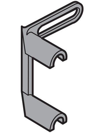 Bild ORGA-LINE Längsteiler für Querreling, R9001 cremeweiss - Blum-1