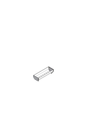 Bild ORGA-LINE Schale, Länge=264 mm, Breite=88 mm, inox-gebü/staubgr - Blum-1