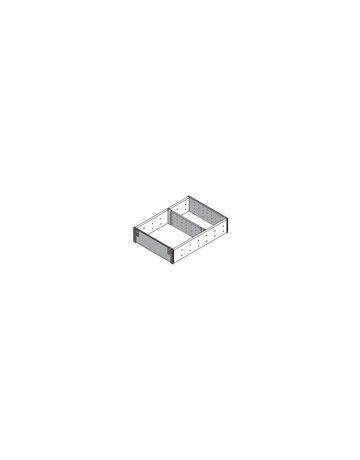 Bild ORGA-LINE Facheinteilung-Set (teilausfüllend), für TANDEMBOX Schubkasten, NL=450 mm, KB=350 mm, Breite=194 mm, inox-gebü/staubgr - Blum-1