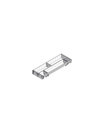 Bild ORGA-LINE Kombi-Set (teilausfüllend), für TANDEMBOX Schubkasten, NL=550 mm, KB=350 mm, Breite=200 mm, inox-gebü/staubgr - Blum-1