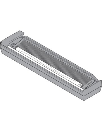 Bild ORGA-LINE Folienschneider für Frischhaltefolie (mit Folie), R737staubgr/weissgr. - Blum-1