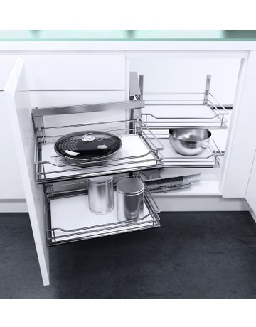 Bild COR-Fold, Korbset, 4x 800er, Premea weiß chrom - VAUTH SAGEL-1