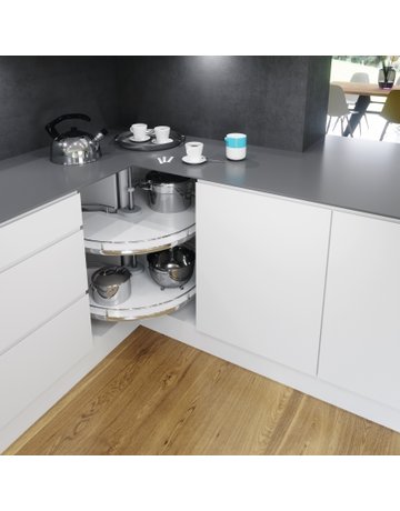 Bild Drehbeschlag COR-Spin 2 Beschlag-Set 800x800er, D370, silber - VAUTH SAGEL-1