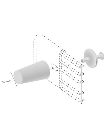 Bild Anschlagpuffer 60 mm grau - Leo-1