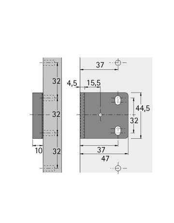 Bild Anschlagwinkel Typ 4515 - Hettich-1