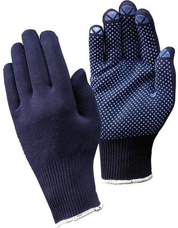Bild Strickhandschuh Packer, genoppt, blau, Gr. 7 FORTIS-0