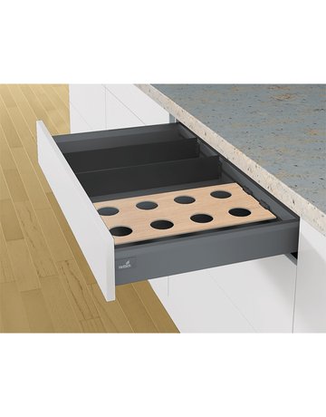 Bild OrgaStripe Profil, anthrazit - Hettich-1