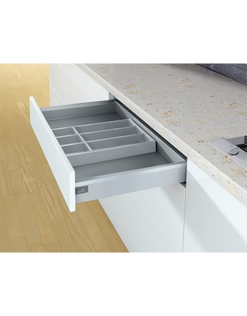 Bild OrgaTray 470, 550 mm, silber - Hettich-1