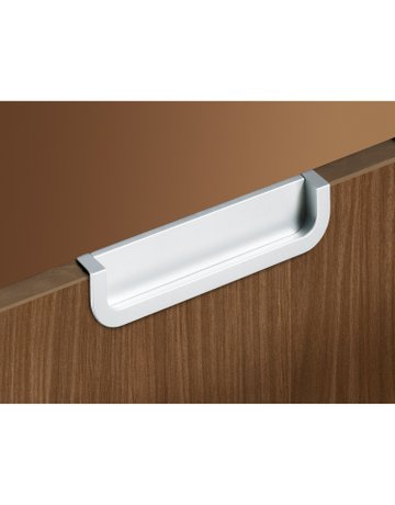 Bild MB-Muschelgriff,eck., B 19 x L 170mm Athena 9065427,z.Einfräs.,aluminiumoptik - Hettich-4
