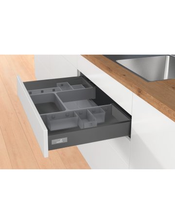 Bild Schalenset Banio, transluzent, graphitgrau - Hettich-1