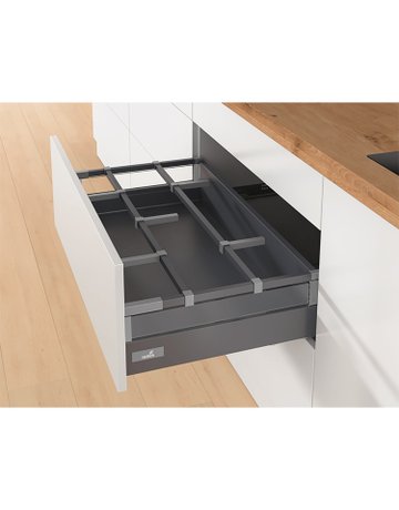 Bild OrgaStore 410 Adapter OrgaStore 410 / 200, dunkelgrau - Hettich-1