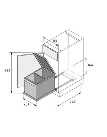 Bild Bin.it Easy, 16 l - Hettich-2
