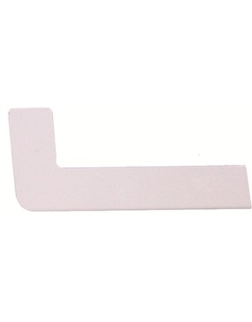Bild Bank Abschluss 150 mm LM RAL 9016 Putz 18 mm links-0