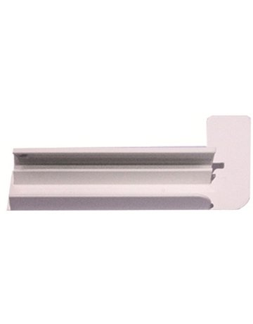 Bild Bank Abschluss 150 mm LM RAL 9016 Putz 18 mm links-1