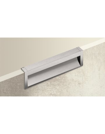 Bild Möbel- Griffleiste, mit Harpunensteg, Capris 9149296, Länge 1.200mm, Aluminium edelstahloptik eloxiert - Hettich-2