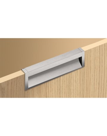 Bild Möbel- Griffleiste, mit Harpunensteg, Capris 9149296, Länge 1.200mm, Aluminium edelstahloptik eloxiert - Hettich-6
