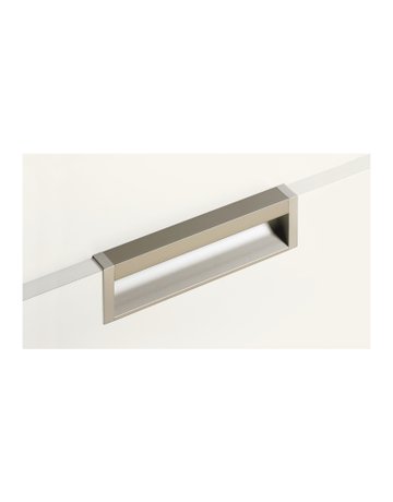 Bild Griffleiste- Endkappenset, Capris, 115028, zum Anschrauben, Zink aluminiumsilber - Hettich-2