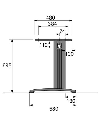 Bild C-Verkettungsfuß, Linker Fuß - Hettich-1