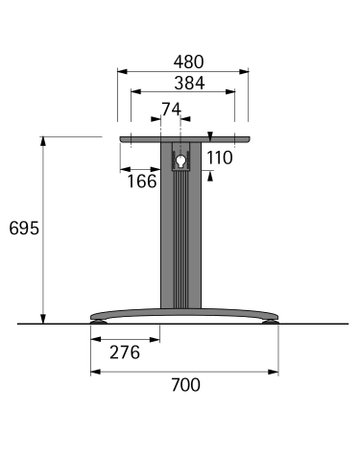 Bild T-Grundfuß - Hettich-1