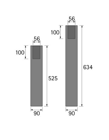Bild Abdeckblende Plain, 634 mm - Hettich-1