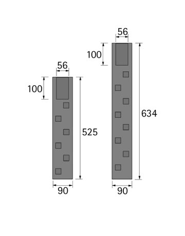 Bild Abdeckblende Square, 525 mm - Hettich-1