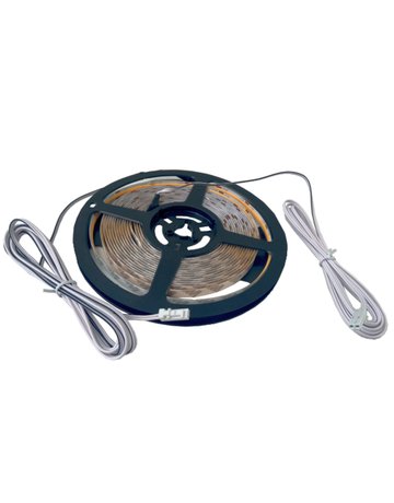 Bild COB Flexband warmweiß 5 Meter beidseitiges Anschlusskabel - Topform-0