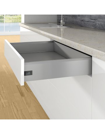 Bild ArciTech Zarge, Zargenhöhe 126 mm x NL 500 mm, silber, rechts - Hettich-1