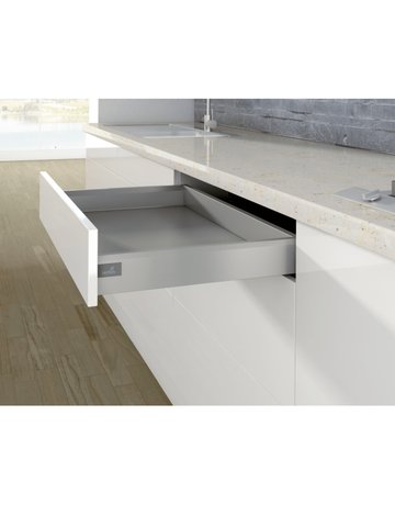 Bild ArciTech Zarge, Zargenhöhe 94 mm x NL 500 mm, silber, links - Hettich-1