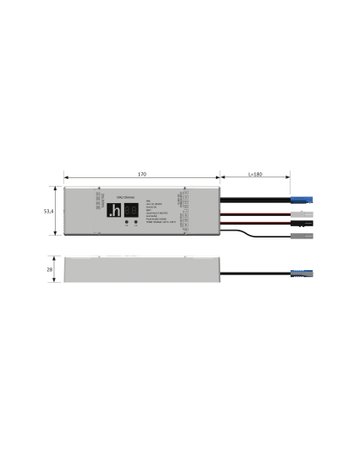 Bild DALI Dimmodul MaxiColor RGBW PnP 24VDC RGBW max. 120W MP2 - Halemeier-1