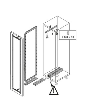 Bild Vollauszug Dispensa 90°, silber - Hettich-1