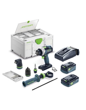 Bild Akku-BohrSchraubert QUADRIVE TDC 18/4 5,0/4,0 I-Set - Festool-0