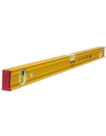 Bild Stabila Wasserwaage Type 80 AS-2, 80 cm mit zwei Vertikal-Libellen-0