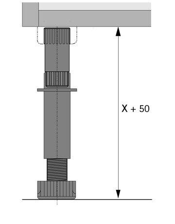 Bild Adapter für Sockelfuß Korrekt / Euro - Hettich-1