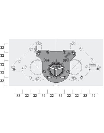 Bild MB-Tischbeinset,Ø80x710mm,Stahl Efua 70143,chrom hochglanz - Hettich-2