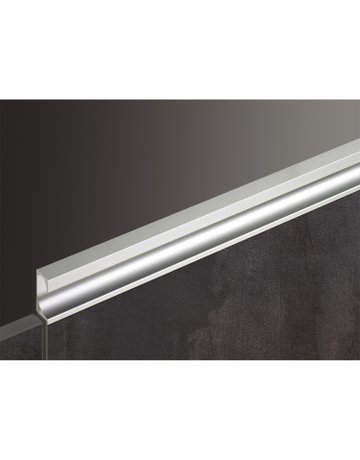 Bild Möbel- Griffleiste, mit Harpunensteg, Eslinga 115090, Länge 2.000mm, Aluminium silber eloxiert - Hettich-1