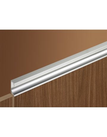 Bild Möbel- Griffleiste, mit Harpunensteg, Eslinga 115090, Länge 2.000mm, Aluminium silber eloxiert - Hettich-4