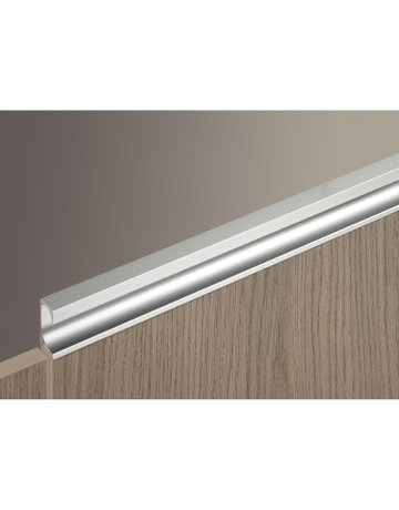 Bild Möbel- Griffleiste, mit Harpunensteg, Eslinga 115090, Länge 2.000mm, Aluminium silber eloxiert - Hettich-7