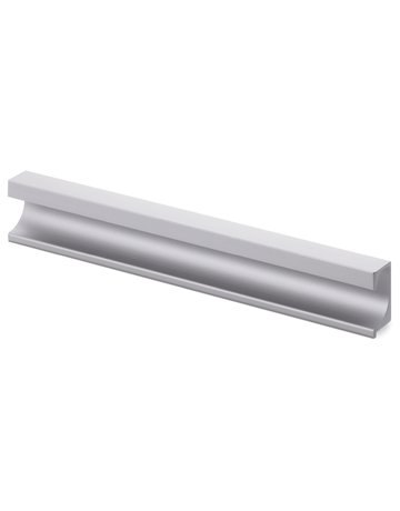 Bild Möbel- Griffleiste, mit Harpunensteg, Eslinga 115090, Länge 2.000mm, Aluminium silber eloxiert - Hettich-0