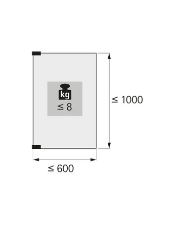 Bild Möbel- Glastürscharnier, ET 5160, 30866, 170°, Zinkdruckguss matt vernickelt - Hettich-2