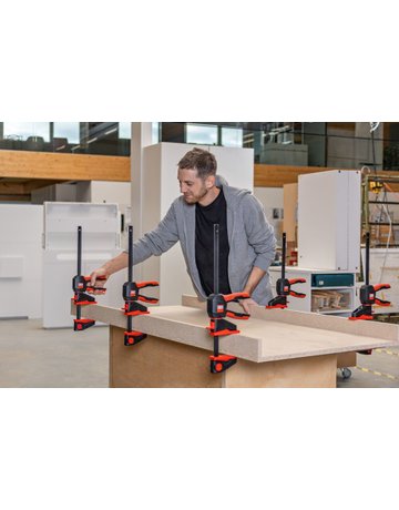 Bild Einhandzwinge EZ360 Spannweite 600 mm 360° drehbarer Griff - BESSEY-2