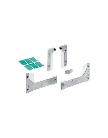 Bild SlideLine M Ergänzungsset für gedämpfte, geklebte Glastüren, Minimale Türbreite mm: 450 - Hettich-0