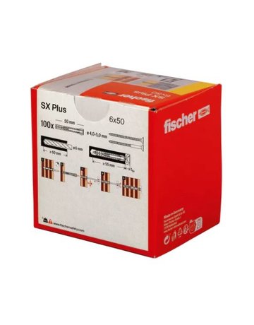Bild Spreizdübel SX Plus 6x50 Kunststoff, Ø 6 mm, Länge 50mm - fischer-2