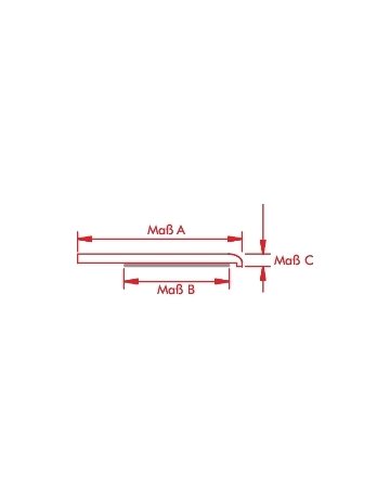 Bild Flachleiste 1,0 mm SK Rolle Breite 50 mm - Topform-2